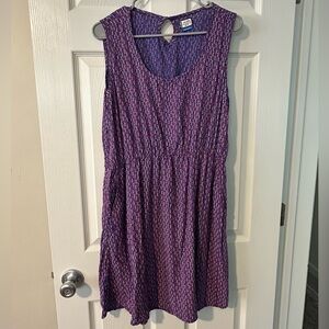 Kavu Red, White and Blue Patterned Sundress